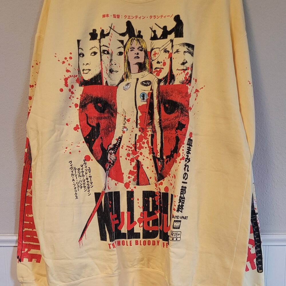 Rucking Fotten Kill Bill The Whole Bloody Affair Crewneck Sweatshirt XL Vista